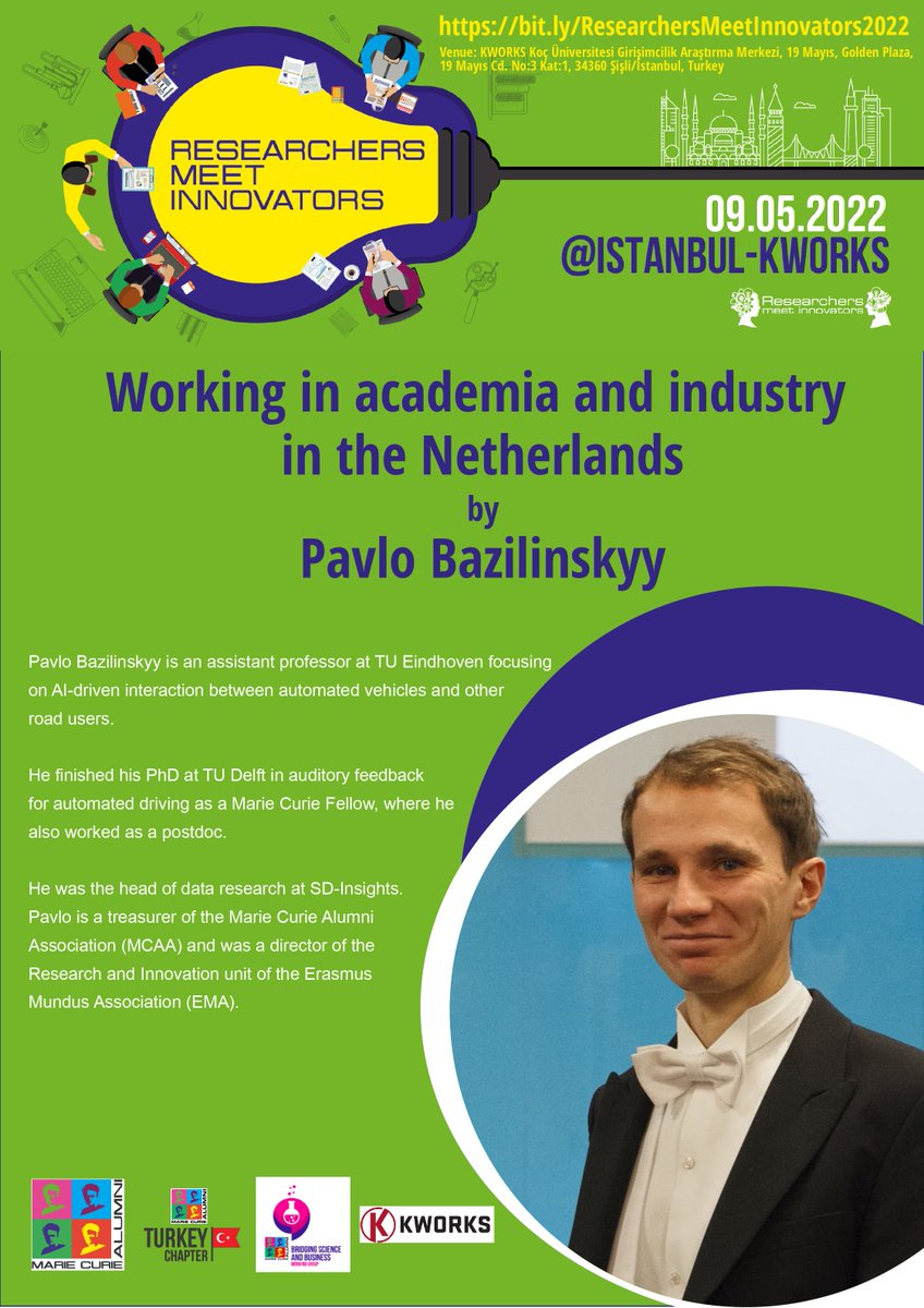 bsb_mcaa's tweet photo. More about Pavlo Bazilinskyy @bazilinskyy. He is currently an Assistant Professor at TU Eindhoven, while he received his PhD at TU Delft. #ResearchersMeetInnovators2022 #MCAA #TurkeyChapter #BSBWorkingGroup #SpainPortugalChapter #KWORKS https://t.co/fSBiHHRXT6