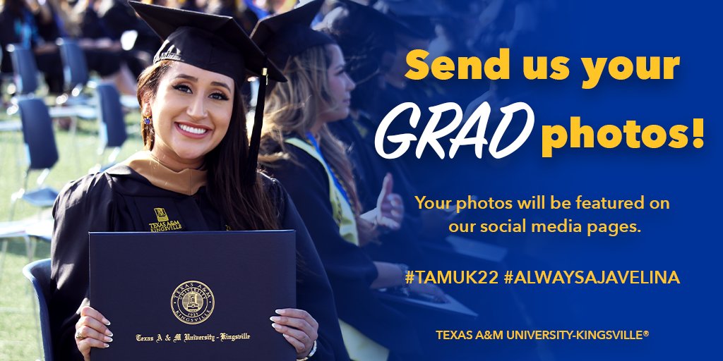 JavelinaNation's tweet photo. Calling all Javelina Graduates! Share your Javelina pride with us. πππ
There is still time to send us your grad photos. Send one photo via DM to be featured on our social media pages.
#JavelinaNation #TAMUK #JsUp #javelinas #TAMUK22 #AlwaysAJavelina https://t.co/KCZZ1rULB5