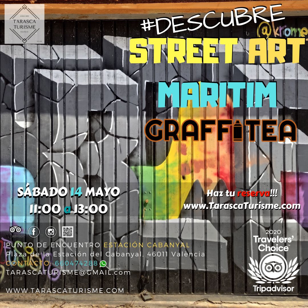 TarascaTurisme's tweet photo. Este finde empezamos los actos del Graffitea y arranca con un Mural colaborativo en el Cabanyal homenaje a Segrelles... Haremos ruta especial el sábado por la mañana, ruta de Street Art donde terminaremos en ese mural, no os lo perdáis!!  https://t.co/26Tn8wXP0A https://t.co/8oCOyTFfRm