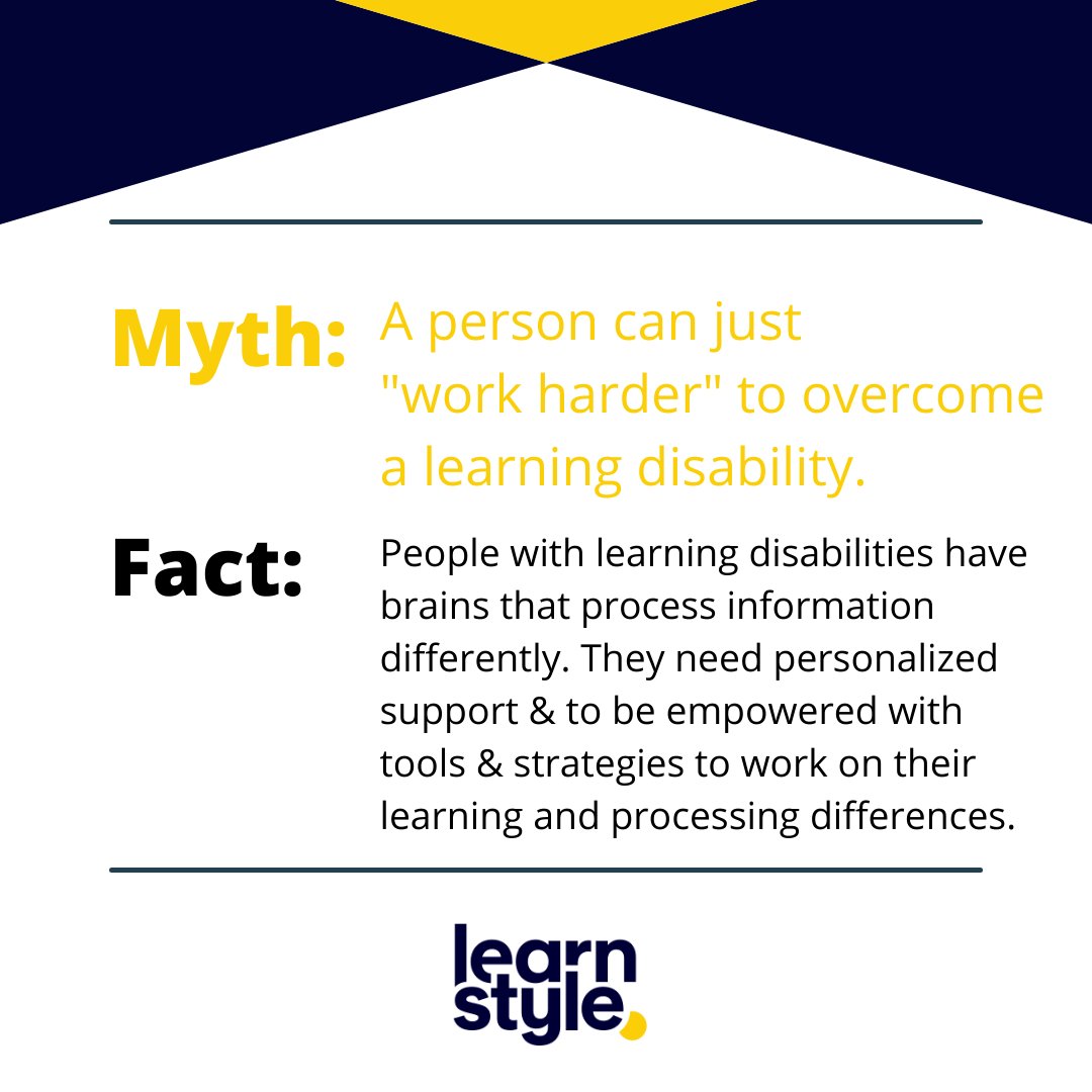 learn_style's tweet photo. Misconceptions can lead to significant barriers for those struggling with a learning disability, so it is important to know the facts!

#LEARNstyle #learningdisabilities #borndifferent #childdevelopment #learningneeds #learndifferently #learningdisorders #assistivetechnology #LD https://t.co/3Oy2UFD7FO
