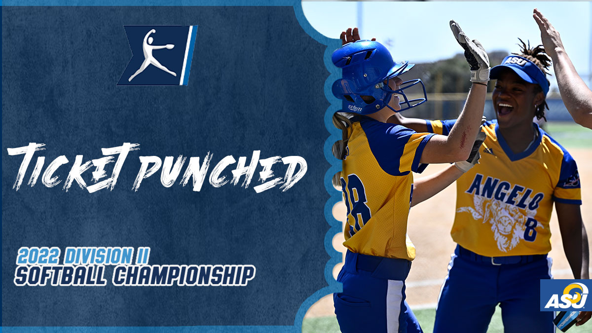 angeloathletics's tweet photo. 🎟👊

The Rambelles are the fifth seed in the South Central regional! #RamEm https://t.co/Pe8qfdcEs9
