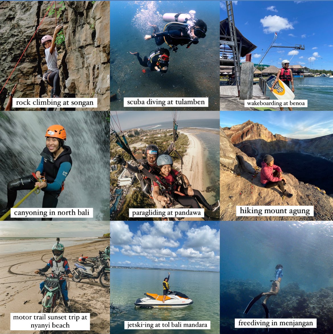 Berjiwa petualang dan semacam mengira kalo liburan ke Bali isinya hanya ngafe dan party? Ini aku dan 2,5 tahunku di Bali. Kalo minat mau ikut activity yg sama utk liburan kamu, do let me know :)