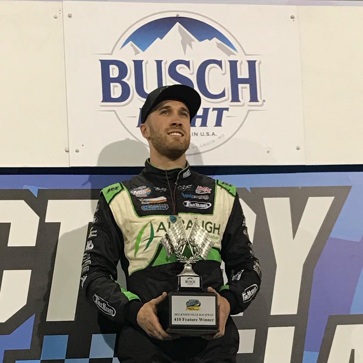 greberracing's tweet photo. Congratulations to @carson_macedo and @JJR41Updates on their win at @knoxvilleraces this past weekend. #TeamGreber https://t.co/m1Knl0DRin