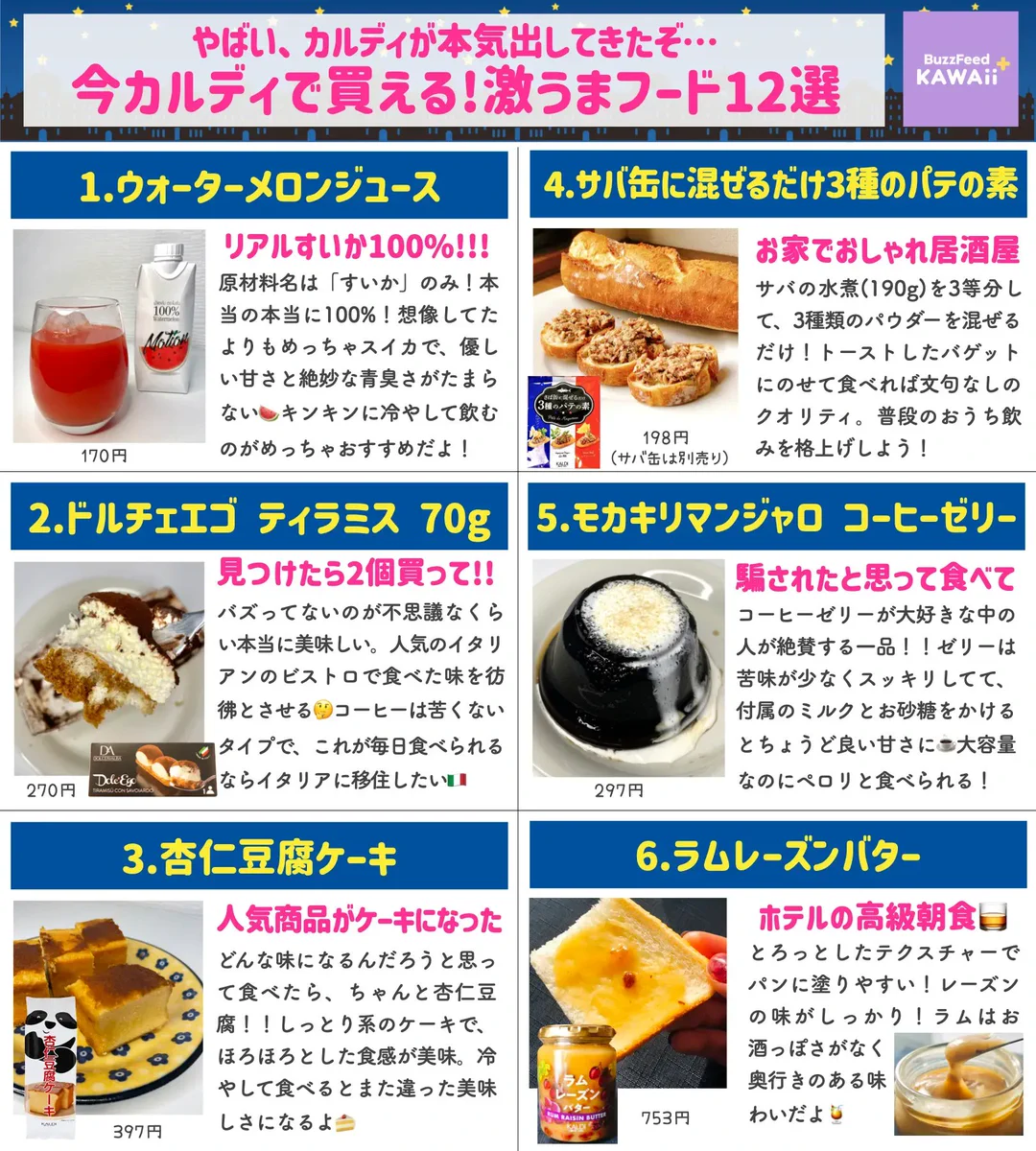 カルディが本気出してきたぞ。今買える激うまフードを12個厳選。