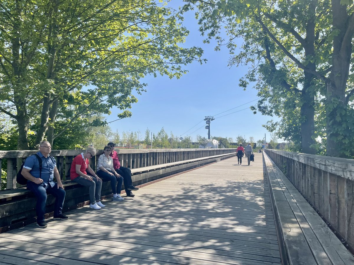 Congres <a href="/debruggencampus/">De Bruggencampus Flevoland-Floriade</a> #BuildingBridgesANewWay op de @FloriadeExpo met de ReUseBrug gebouwd door <a href="/DuraVermeer/">Dura Vermeer</a> ontwerp <a href="/Arc2architecten/">Arc2 architecten</a>