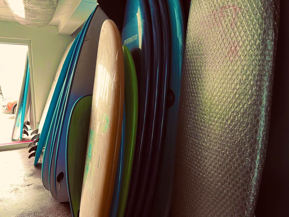 Just unboxing a new delivery of soft top surfboards .
So if you’re learning to surf or looking to progress your ability, hit us up for advice on equipment and take advantage of our try before you buy service with our expert team at Smart Surf.pop in for a chat or call 07733176917