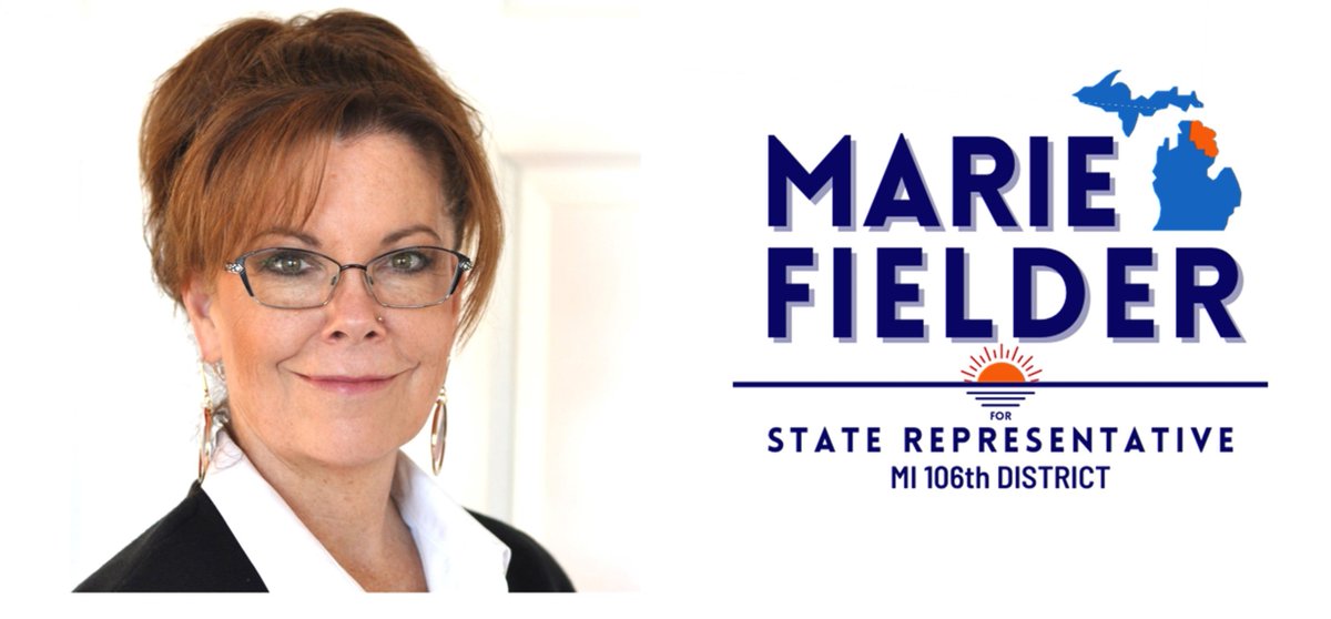 CathyGoike's tweet photo. Please follow Marie Fielder @FielderforMI106.  She will be a great representative for the MI 106 district.  #Sheshowsup https://t.co/k2EtcmvDvN