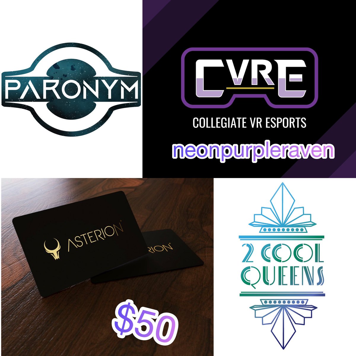 TONIGHT at 930pmEDT: <a href="/CVRE_League/">CVRE League</a> operator neonpurpleraven and CVRE Champion(The North), @vrmasterleague Master Player(@disorientlabs), and @nepatvofficial Pro player from <a href="/echoclubkc/">Echo Club Kansas City</a> Paronym! Our giveaway this week is a $50 @asterionproducts gift card!

twitch.tv/viridis_media