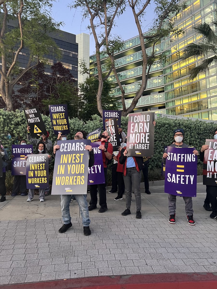 seiu_uhw's tweet photo. Enough is enough. We need @CedarsSinai to invest in frontline healthcare workers and patient care. #TheRealCedarsSinai https://t.co/IQTJoPWjww