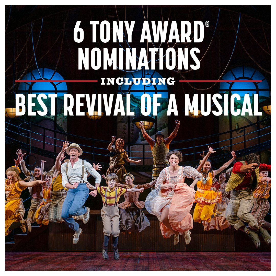 MusicManBway's tweet image. Congratulations to this wonderful cast, crew, and creative team on their 6 Tony Award® Nominations including Best Revival of a Musical.