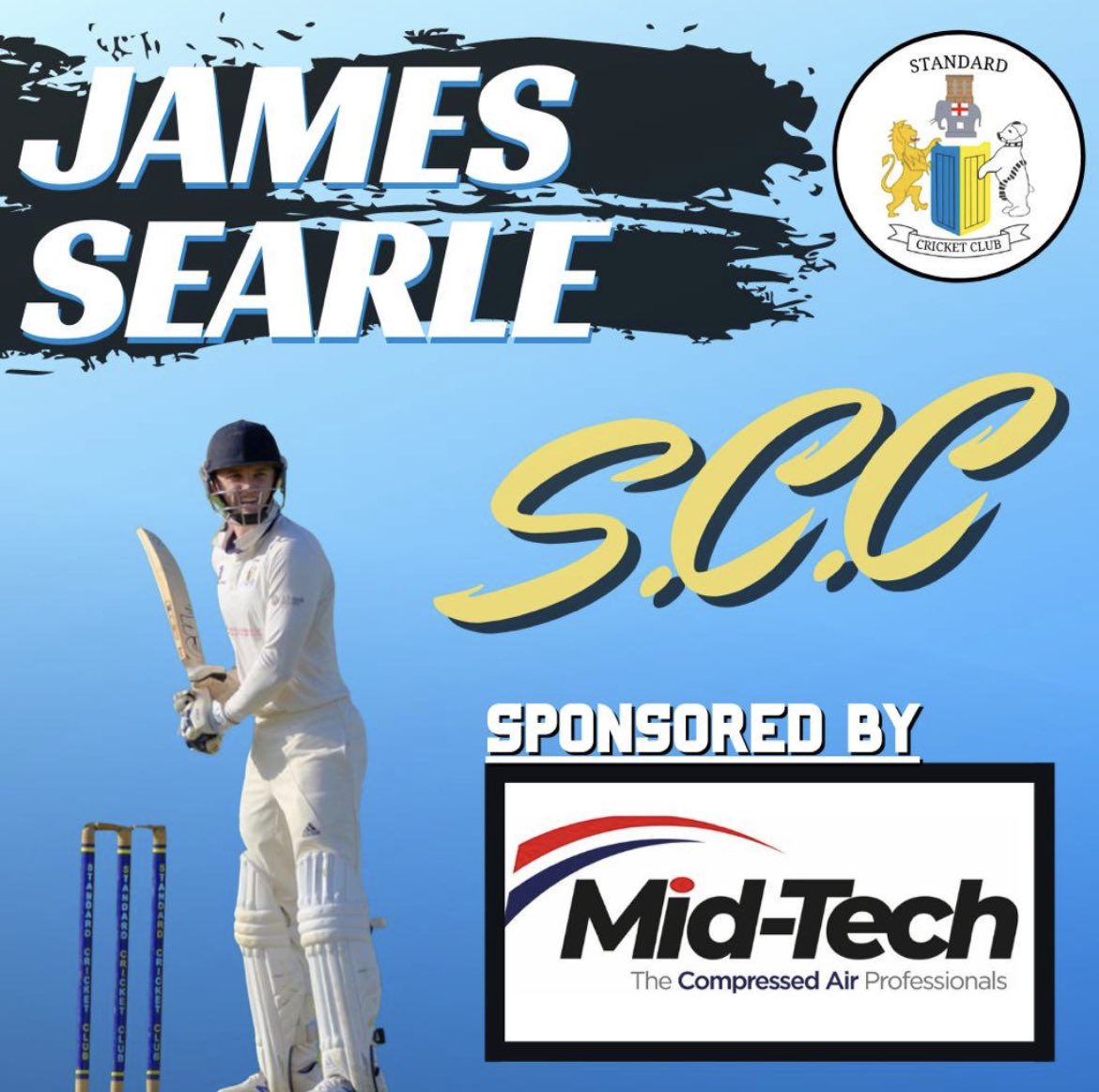 Standard_CC's tweet photo. Performance of the weekend (1s) 🚨: @James_Searle96 86 v @NWhitacreCC. Sponsored by @MIDTECH_AIR. 🏏 #PUS #UTS https://t.co/qRuxJ3dihG