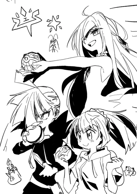指描きと合わせると一応ワンドロだぞ……!!(なお相変わらずタグは付けない) 