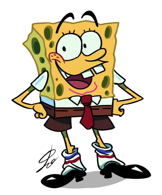 SpongeBob and co. 