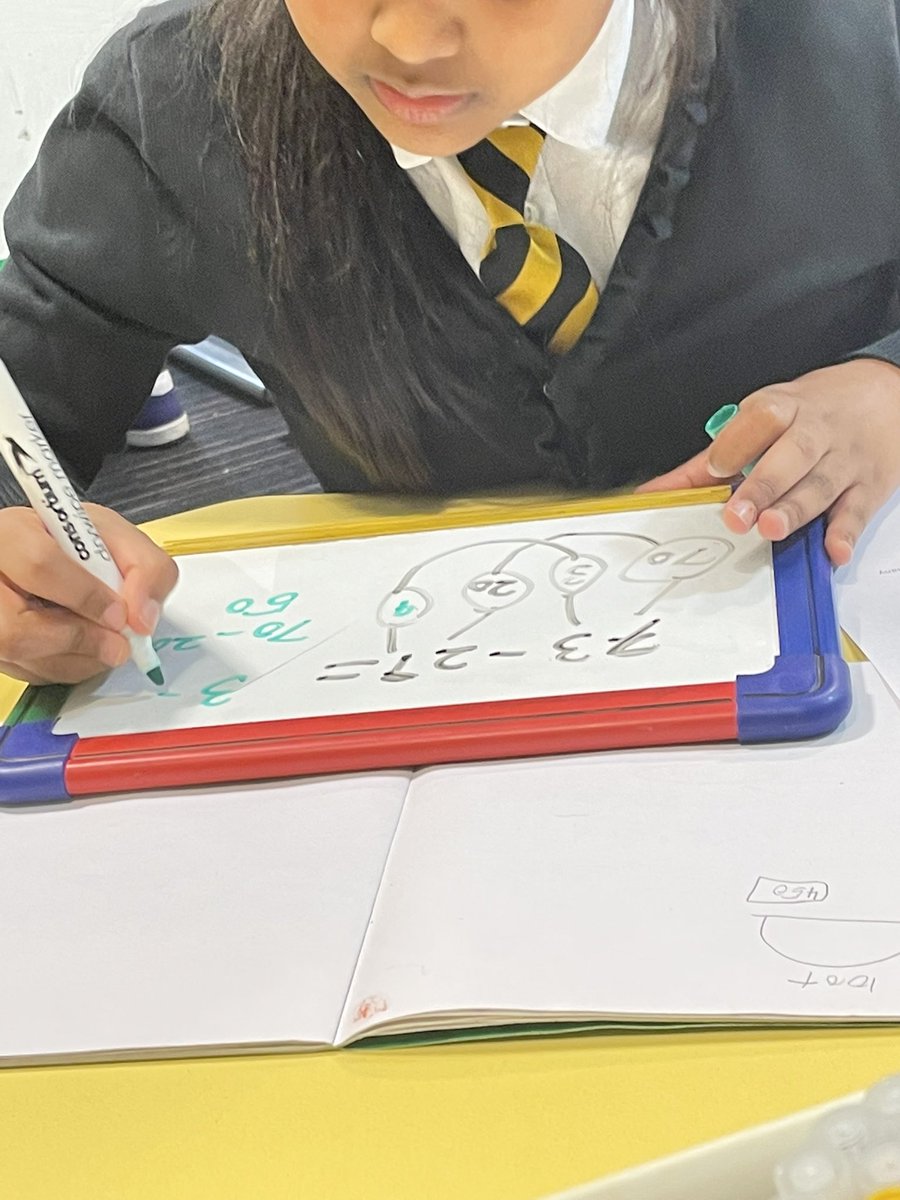 StBenNumeracy's tweet photo. @StBenedictsPS @glasgowcounts These P4s are so confident using partitioning and counting on strategies to solve calculations 🤩 Well done 👏 https://t.co/as9azkOIg0