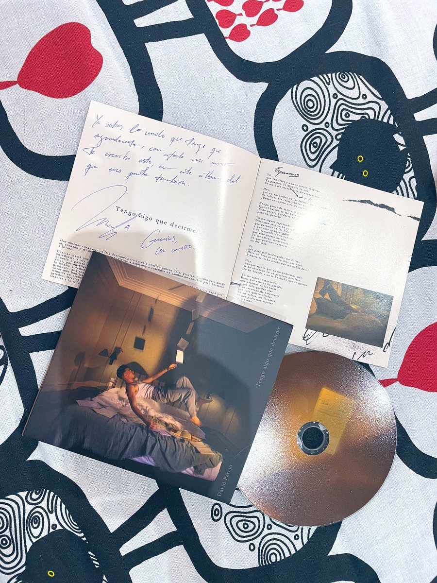 Juliabp12_'s tweet photo. Ya tengo conmigo tu nuevo álbum “Tengo Algo Que Decirme” 🥺😍 

Que bonito el día que decidí apostar por ti y subirme a la aventura sin saber todo lo bonito que vendría. Te mereces siempre todo lo bueno, aquí estaré para verte triunfar en cada paso que des @DavidParejoSing 📀🎶 https://t.co/rjsu3v31WL