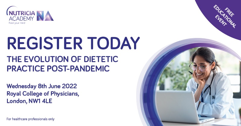 NutriciaHCPUK's tweet photo. Places are going fast! 

Be sure to join us for this live event to hear insights from experts on topics in adult clinical practice in both oral and enteral nutrition.

For the full agenda click the link below:

https://t.co/32OdkStQ7Z