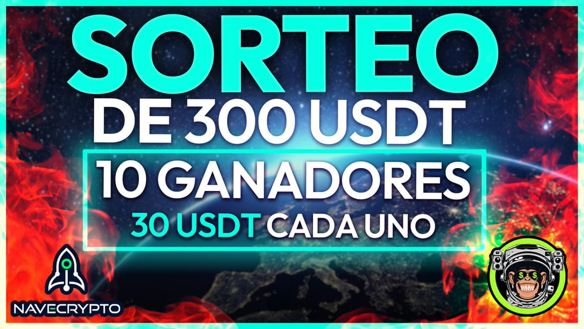 joeljordana_'s tweet image. 🔥 NUEVO SORTEAZO 🔥

Para celebrar el lanzamiento de la @NaveCrypto, vamos a sortear 300 USDT para 10 ganadores.

Pasos a seguir:

1️⃣RT + Like✅
2️⃣Seguir @NaveCrypto y @criptonianoYT✅
3️⃣Menciona 2 amigos 👤✅ 

Se anunciarán los ganadores el 15.05.22🍀

¡Mucha suerte! 👽