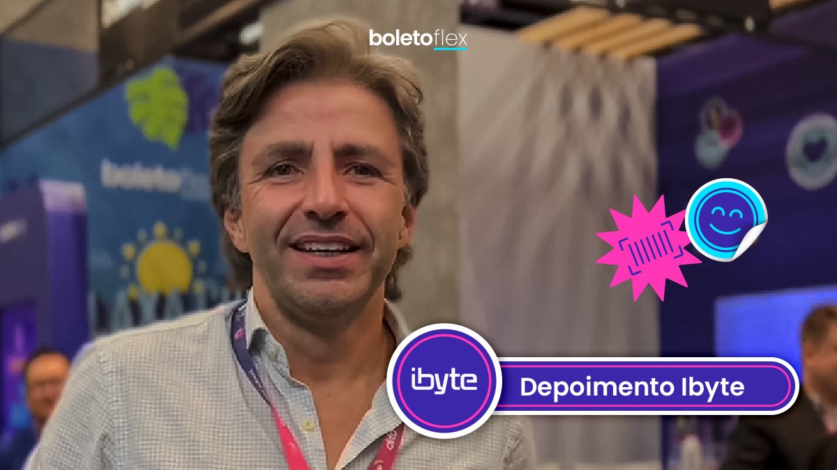 BoletoFlex's tweet photo. Nossos parceiros marcaram presença no Stand BoletoFlex no VTEX Day e deixaram seu depoimento sobre esta solução de parcelamento. Confira o que o Fábio Albuquerque, Diretor Financeiro da @lojaibyte falou sobre sua experiência com a BoletoFlex: https://t.co/tbnEx9gL6E 💙 https://t.co/aRRVhZgZTD