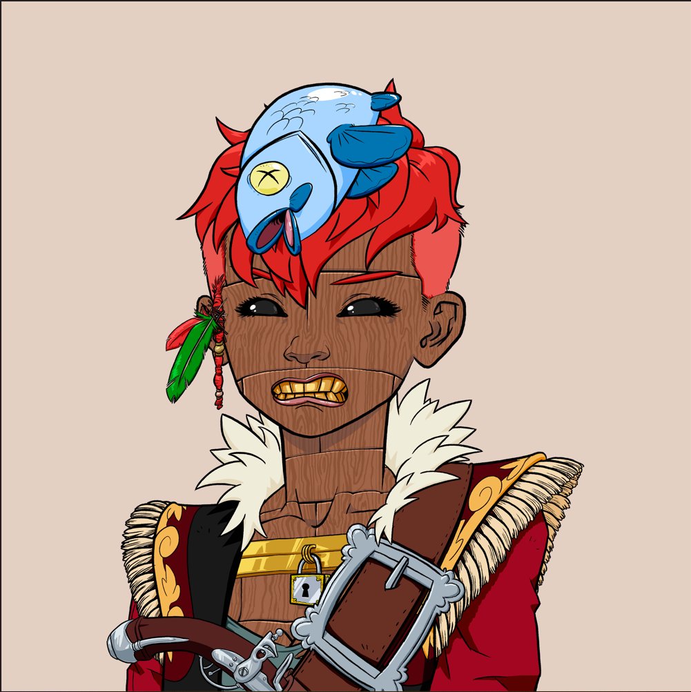 LostPiratesNFT's tweet photo. Rare skin? We got you 🪵🏴‍☠️

Like &amp; RT for a chance to win a PirateList Spot 

#NFTs #Giveaways https://t.co/Avq4wi0dnJ