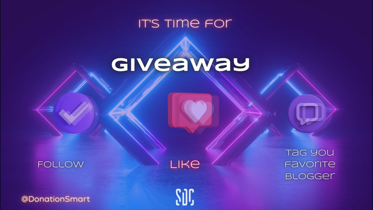 DonationSmart's tweet photo. It’s time for a giveaway!

Show us your activity and win 500 $SDC!

Rules are simple:
- Follow @DonationSmart
- Like &amp; RT this tweet
- Tag your favorite blogger down in the comments

Results: May 16, 11 am UTC 

Good luck 🍀
#SmartDonation #sdc_coin https://t.co/puqvvq7MJy