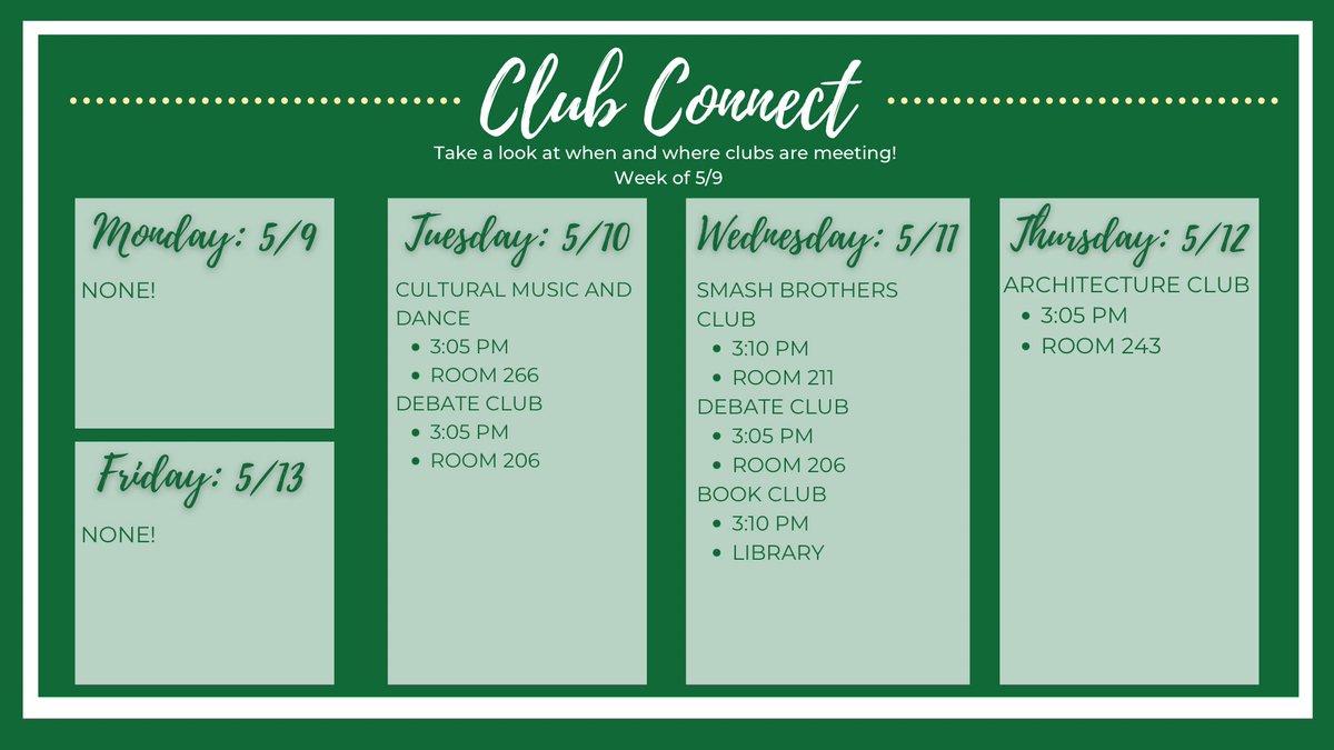 FCHS Leadership tweet media