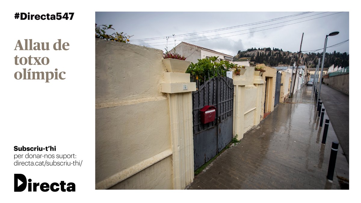 <a href="/dvdbou/">David Bou</a> <a href="/salvemeller/">@SalvemEller</a> <a href="/AteneuCerdanya/">Ateneu Popular de Cerdanya</a> <a href="/AteneuAltUrgell/">Ateneu Alt Urgell</a> <a href="/pirineu2030/">pirineu2030</a> <a href="/somnatus/">Naturalistes Girona</a> <a href="/Ipcena_EdC/">Ipcena-EdC</a> <a href="/scea_cat/">Societat Catalana d'Educació Ambiental (SCEA)</a> <a href="/lametxaripoll/">Casal Popular La Metxa</a> <a href="/casalpanxo/">Casal Panxo</a> <a href="/SalvemSalau/">Plataforma Salvem Salau</a> #JocsTurístics | El projecte dels #JJOO2030 preveu construir viles olímpiques a Puigcerdà, Vielha i el barri barceloní de la Marina del Prat Vermell, amb una despesa de 262 milions d’euros

✍️ Per <a href="/dvdbou/">David Bou</a> i <a href="/albertmartnez/">Jesús Rodríguez</a> 
📸 <a href="/_ittos_/">Victor Serri</a>
▶️ directa.cat/allau-de-totxo…
#Directa547