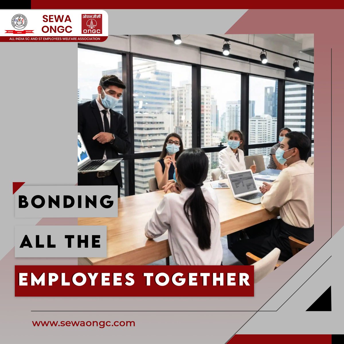 sewaongc's tweet photo. #SEWAONGC #WelfareAssociation is an initiative targeted towards developing a supportive ecosystem for all the employees of ONGC. 
Unstinting support of all the members is our biggest strength, we take great pride in bonding all the employees together with our initiatives. https://t.co/TIPS0w2MD3