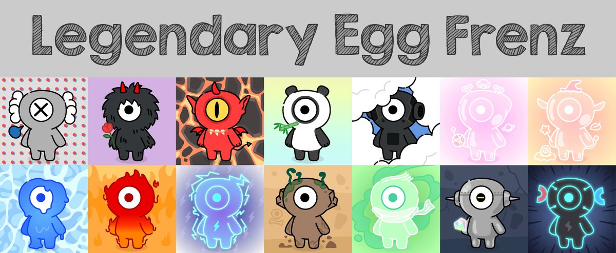 Egg Frenz Reveal Now

Collection Size shrink to 2,066. Since we have 700 mints, public minting will be open until we mint out. 

14 Legendary egg frenz are waiting for us in the eggaverse

10 hand picked Egg Frenz for DD holders will be announced on Twitter later on.