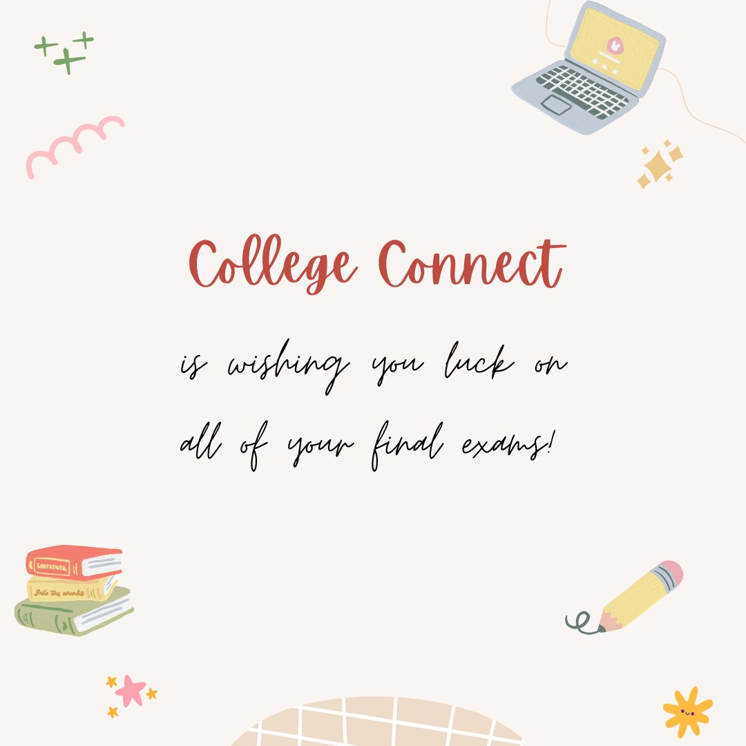 Finals are finally here! We hope that everyone keeps up their hard work and finishes out the rest of the semester strong, you’ve got this!