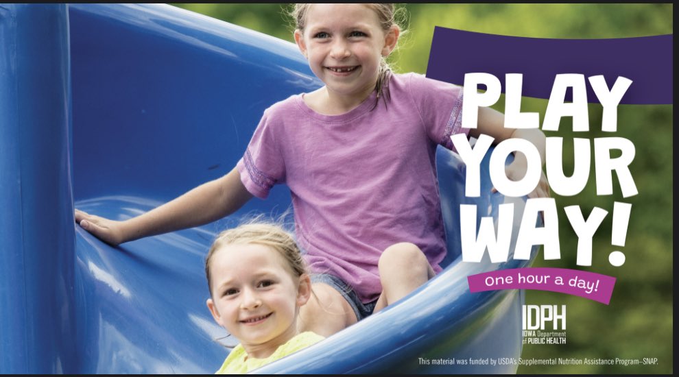 DCSDTruman's tweet photo. Warm weather opens the door to move our bodies in the fresh air!  Park outings, gardening, family walks; however you want to play one hour a day, it's all great! https://t.co/M375plZXkH
