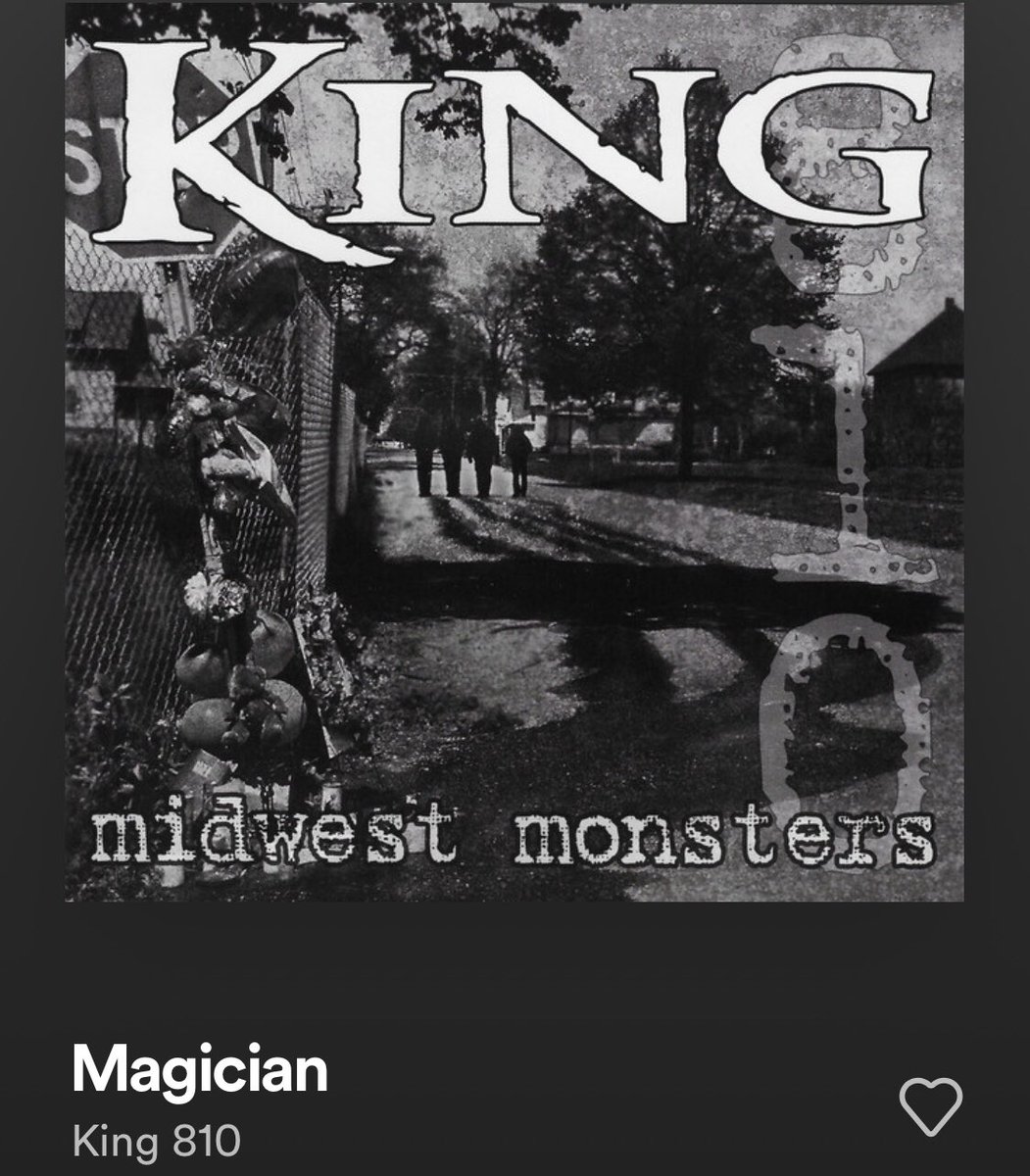 Day 25: A song you like by an artist no longer living. 

King 810 - Magician

They live in the space between life and death. 🥰
