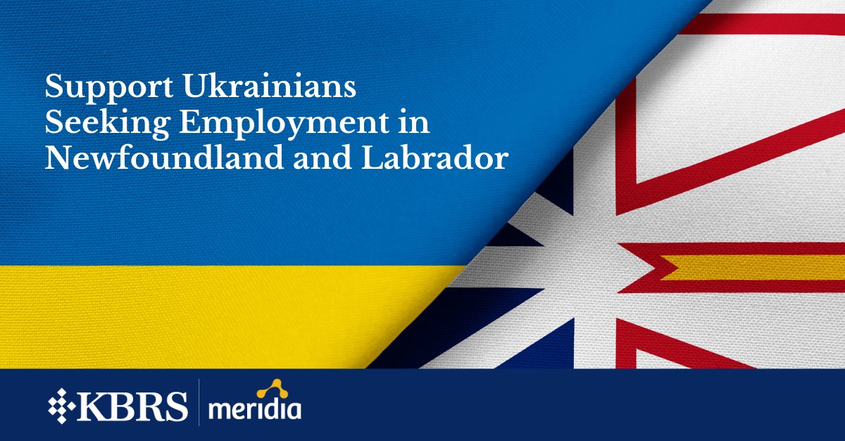 Our team wants to engage our networks to create new connections between local employers and candidates in Ukraine looking for safe haven in NL. Check out the summaries of candidates seeking opportunities and connect with our team for details. 

meridiarecruitment.ca/support-ukrain…