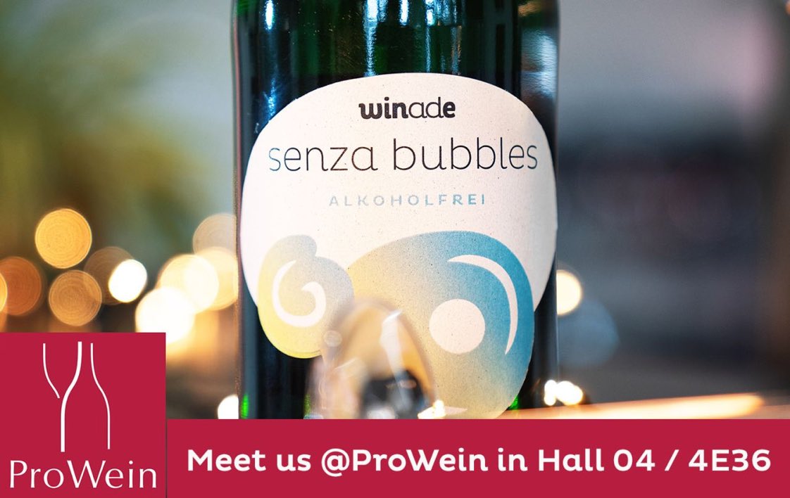 WSenza's tweet photo. Winade @ProWein 2022 - We look forward to welcoming you at our Superpowers Booth at ProWein 2022! Good vibes guaranteed! Delicious, fun-loving with world saviours from Winade.
#alcoholfree  #vegan #organic #sustainable #sugarfree #lowcalorie  #winade #senza #pfalzwasser https://t.co/n94VfjibfZ