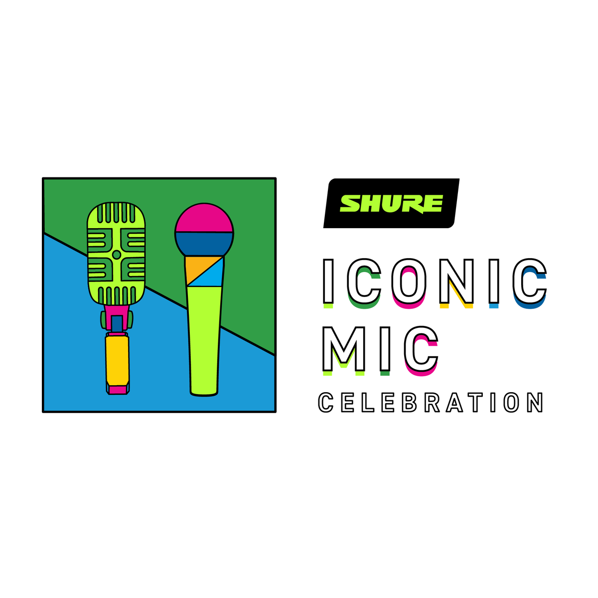 shure's tweet photo. Thank you for being part of our history and participating in our #IconicMicWeek Celebration! Find out more and grab yourself an icon today: https://t.co/NERLAlZyxn https://t.co/MXnGwfSemp