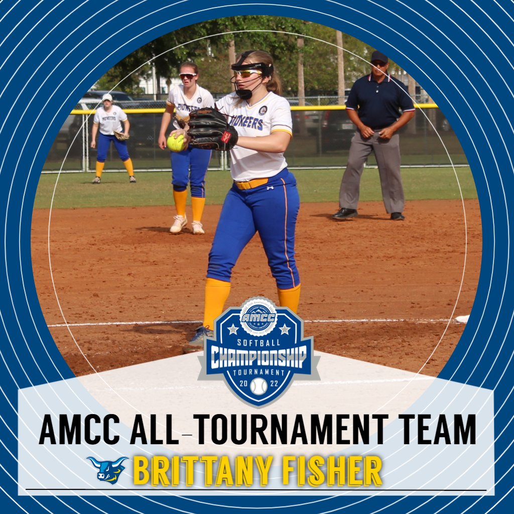 ascathletics's tweet photo. ICYMI | Brittany Fisher and Lauryn Engle were named to the AMCC Championship All-Tournament team. 
#Hornsup @softball_Alfred https://t.co/xgOGzdweEK