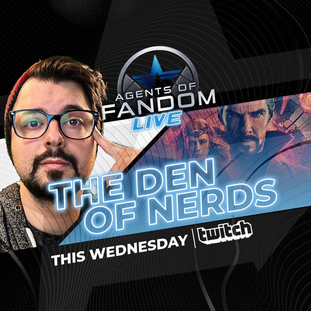 This Wednesday we will have not one, but TWO #DoctorStrange in the #MultiverseOfMadness breakdown episodes. Oh yeah… and we will be LIVE on Twitch.

First off, <a href="/heavyspoilers/">Heavy Spoilers</a> joins us for our review of the film, followed by <a href="/TheDenofNerds/">Josh</a> coming through for a theory chat!