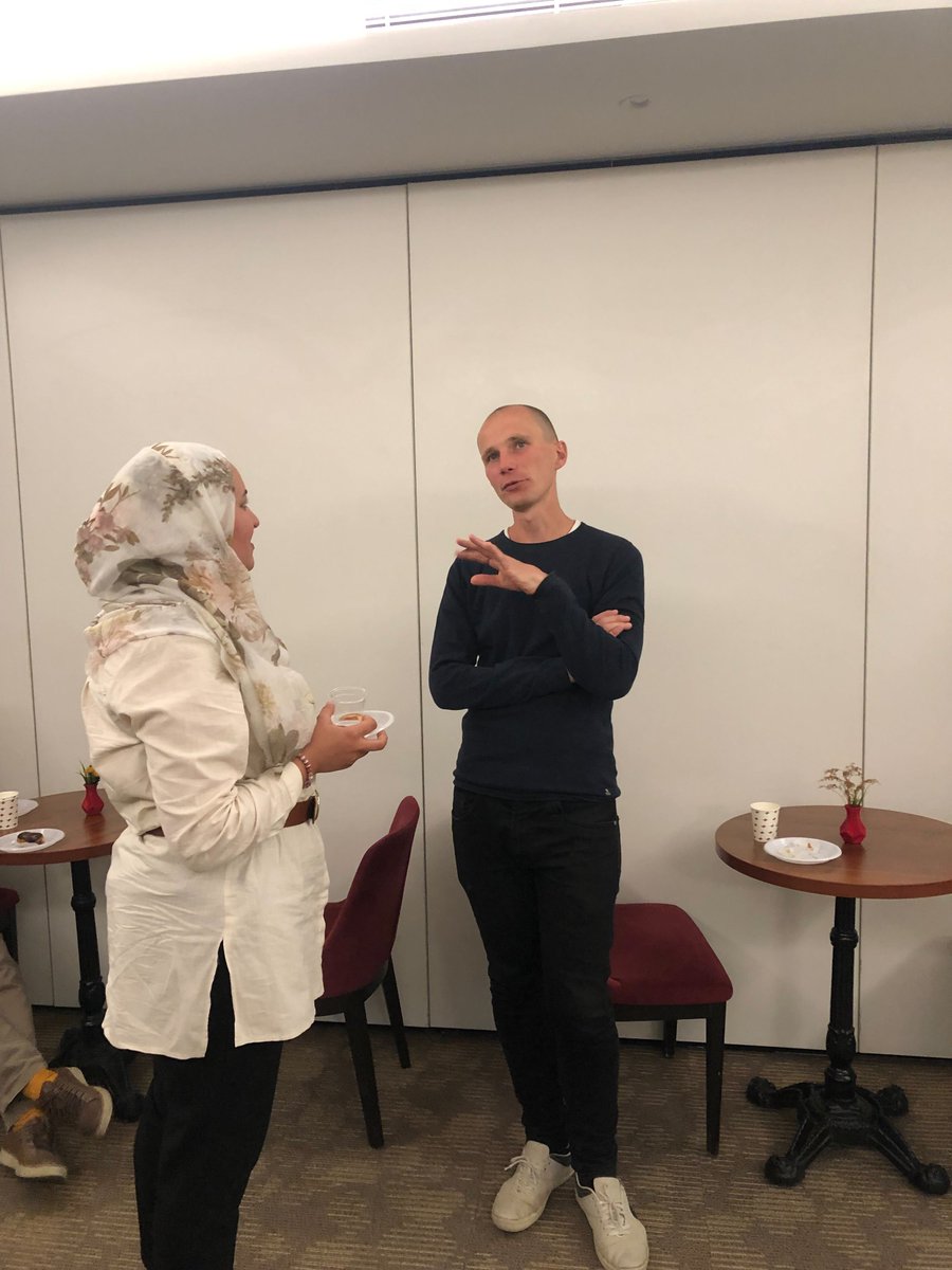 bsb_mcaa's tweet photo. Coffee break and networking session. #ResearchersMeetInnovators2022 #MCAA #TurkeyChapter #BSBWorkingGroup #SpainPortugalChapter #KWORKS https://t.co/AeUACTPJLd
