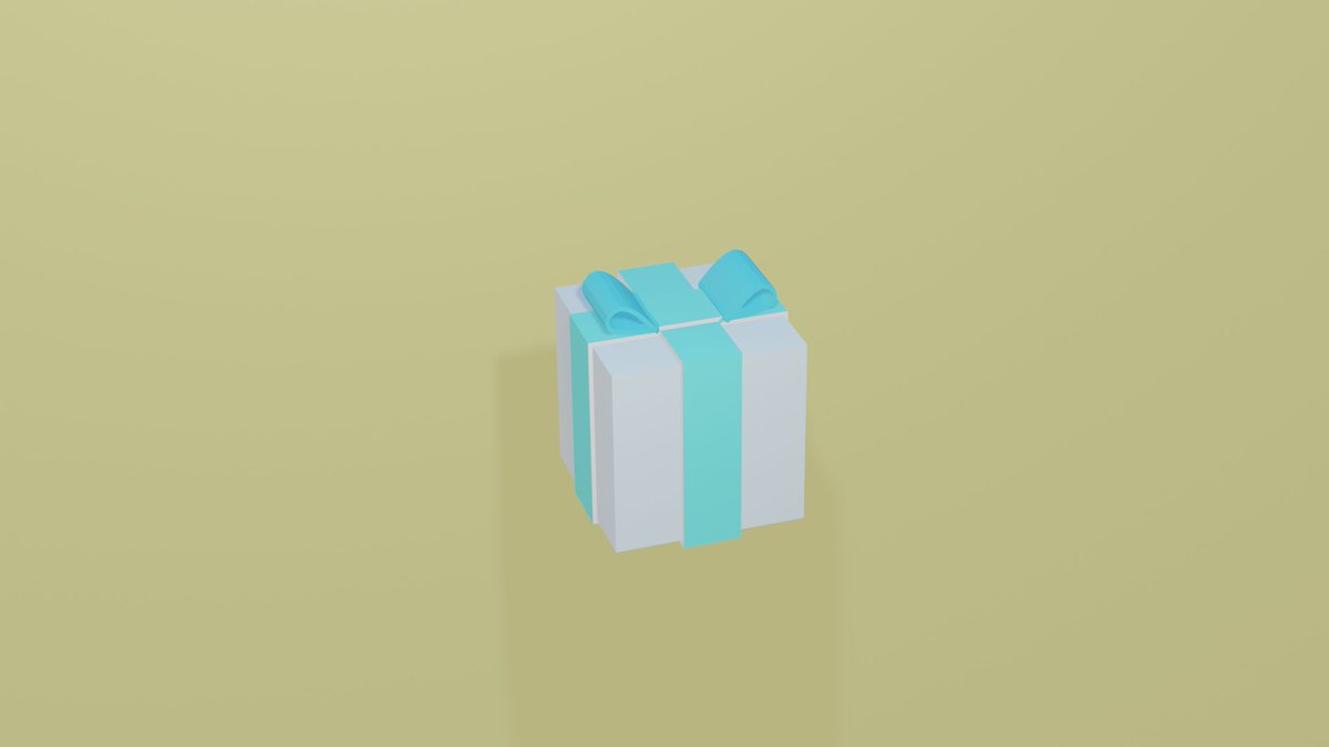 guu_dot's tweet photo. プレゼントボックス🎁
#blender #1日1blender https://t.co/KnaIgrMhKk