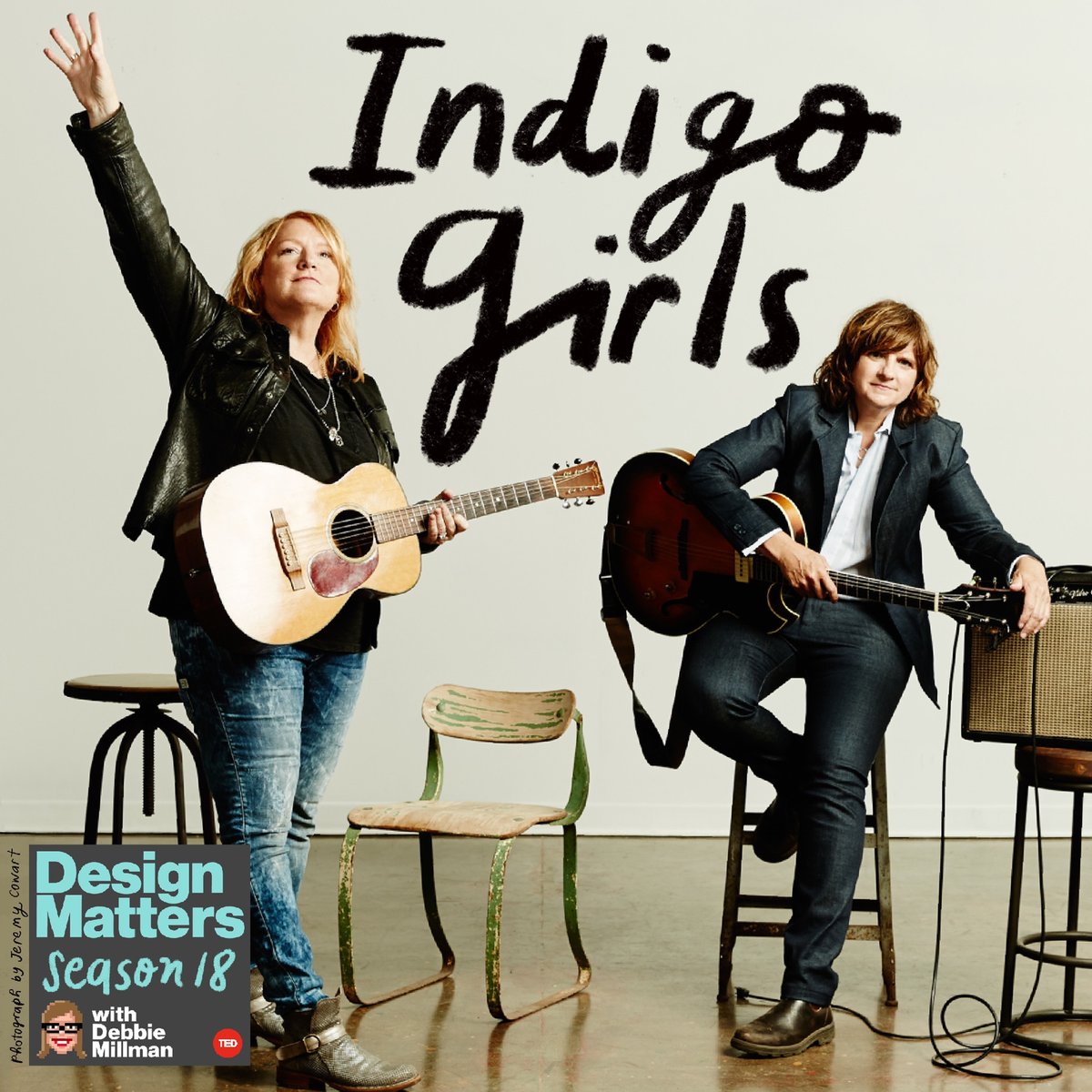 debbiemillman's tweet photo. Amy Ray and Emily Saliers talk about their extraordinary 30-year creative collaboration as the music duo, Indigo Girls. A new episode of Design Matters is live! https://t.co/prQR4Krle6

@AmyRay 
@EmilySaliers 
@Indigo_Girls https://t.co/5q2QtetfIZ