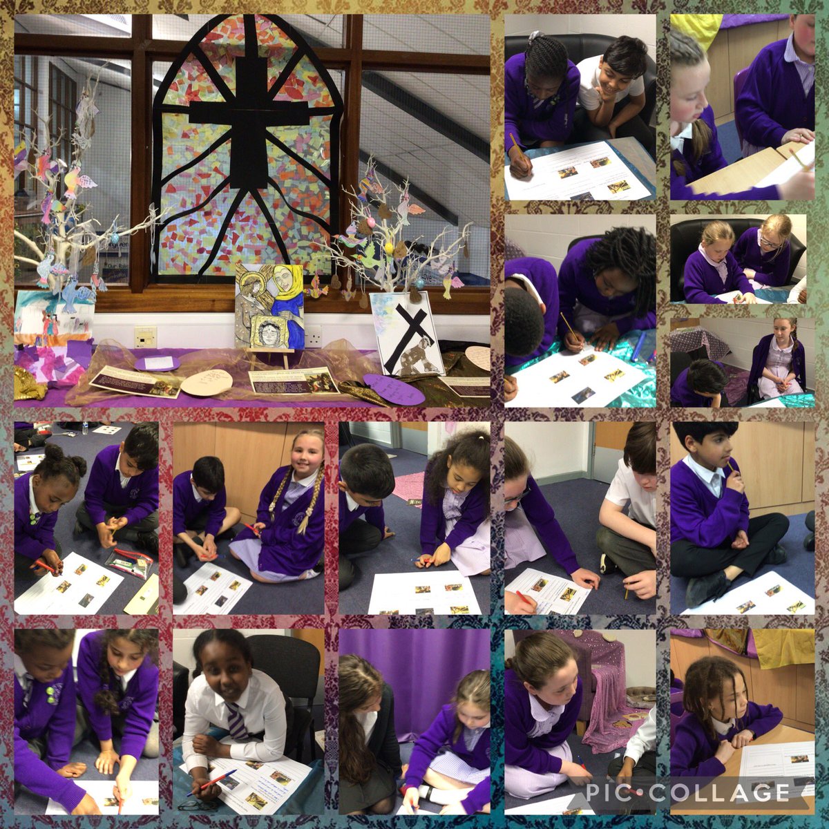 HolyFamily_RSHE's tweet photo. Y5 supported #MentalHealthAwarenessWeek today by listening to ‘The Silence Seeker’ by Ben Morley and understanding that loss and loneliness can be linked together. Spending time in our #ReflectionSpace at school helped to think of ourselves and others. @PrayerInSchools https://t.co/ZjKB1ECG6w