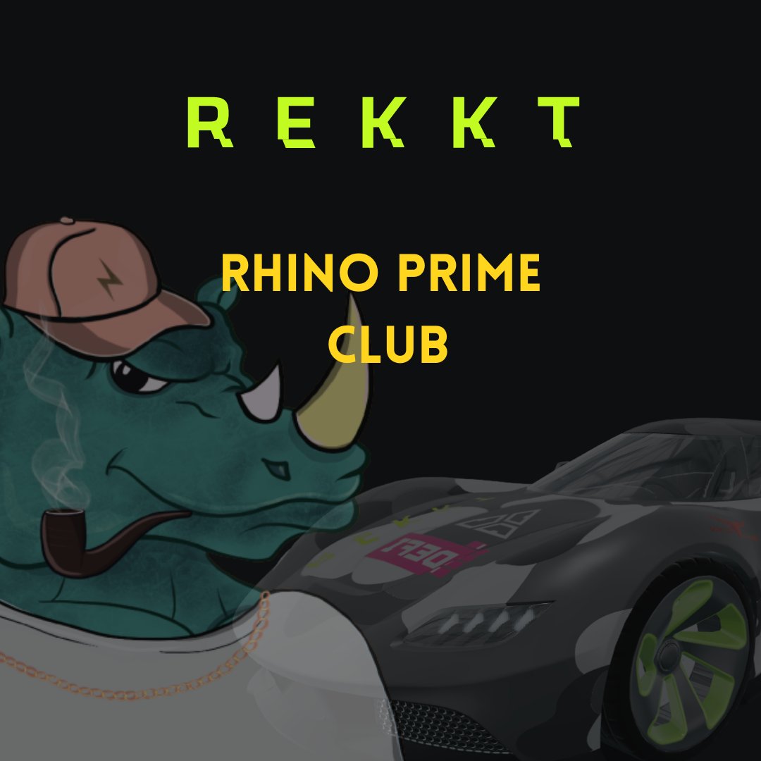 💥We are happy to announce our partnership with @RhinoPrimeClub_💥
 
We are dropping: 
👉5WL spots for @RhinoPrimeClub_
👉10WL spots for <a href="/REKKTRacing/">REKKT Racing | Public sale July 15th, 2022</a>

To Enter:
☑️Follow <a href="/REKKTRacing/">REKKT Racing | Public sale July 15th, 2022</a> &amp; @RhinoPrimeClub_
☑️RT this post

- Tag your squad below!

#nft #nftgiveawys