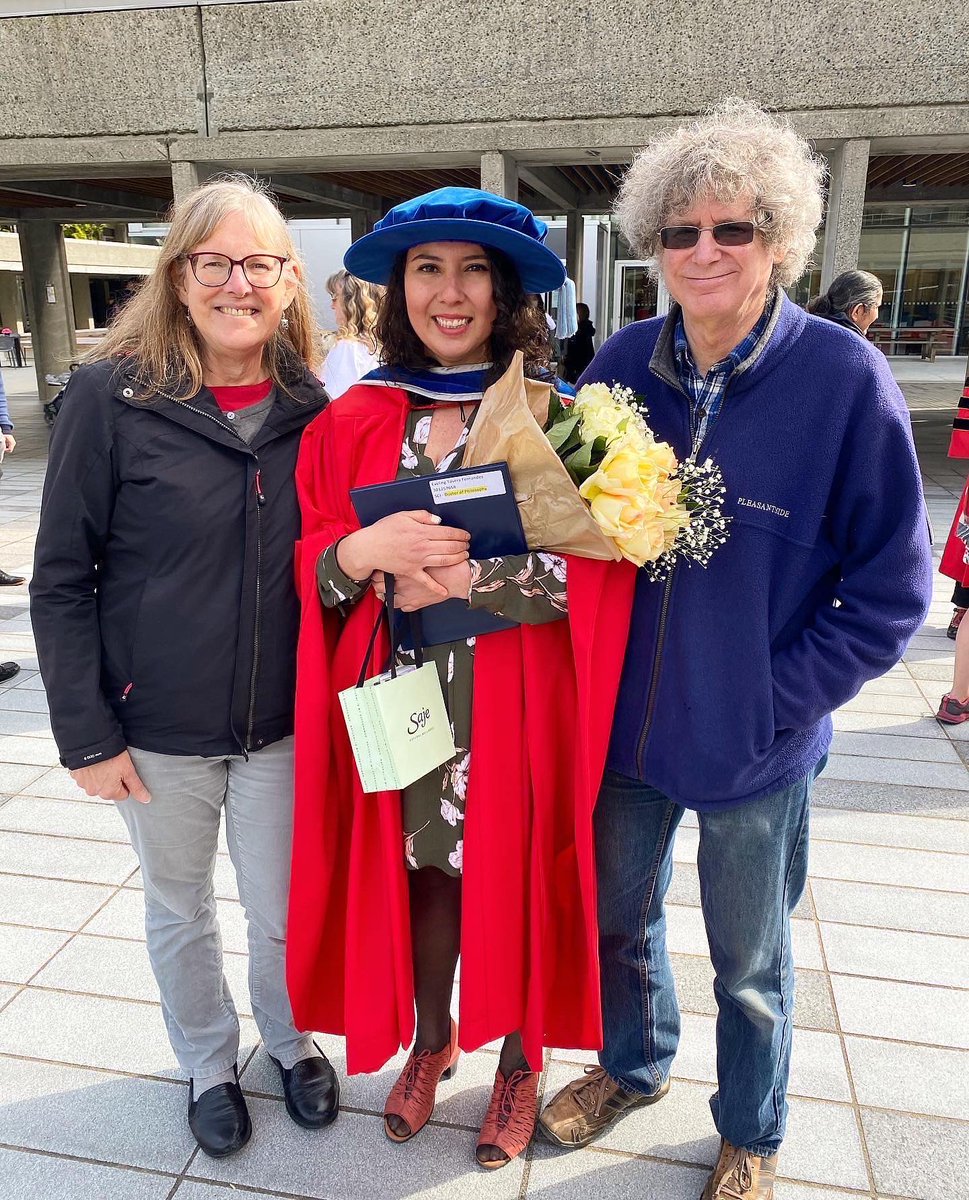 eveconnection's tweet photo. Finally after two years I got to wear my mushroom hat! #PhDone #lateconvocation #phdconvocation #sfu #convocationday https://t.co/NnZL7nCOLp