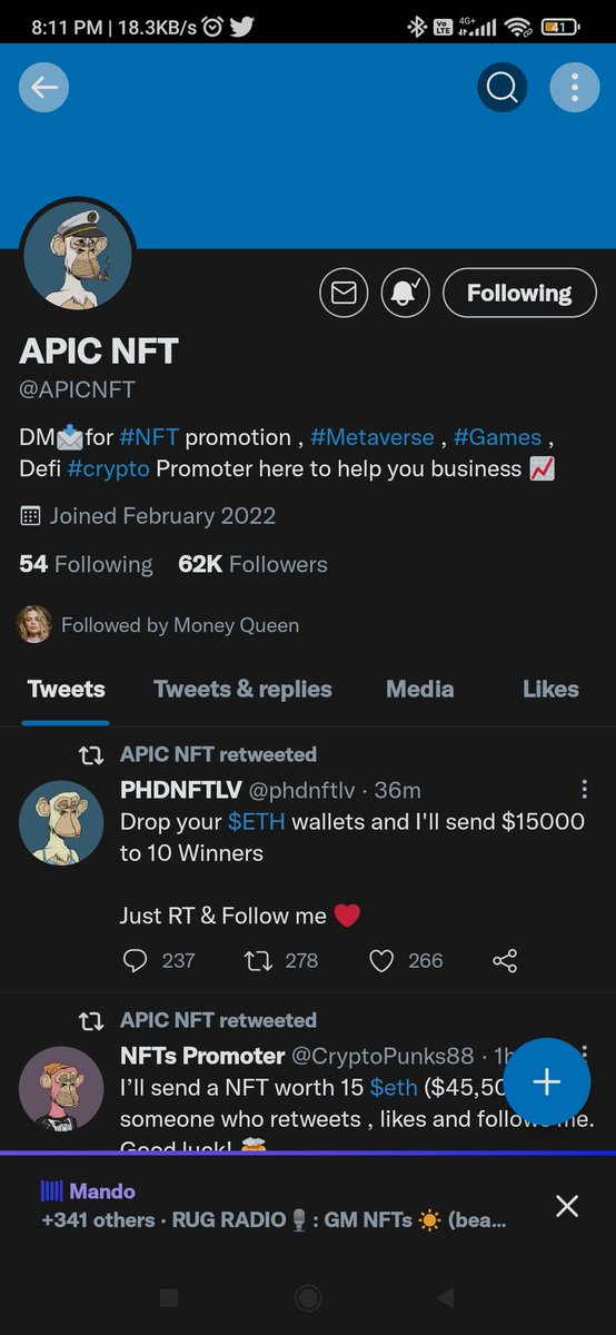 Cryptocult_info's tweet photo. @APICNFT Done https://t.co/kxiUlEMdRy