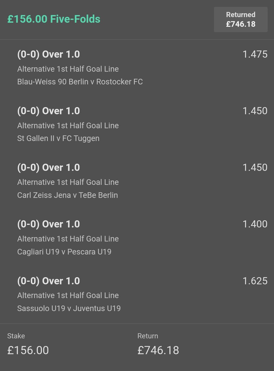 InPlaayTiipster's tweet photo. Good Afternoon All 

We Will Be Getting Our #IPTmultipremium Telegram Tips Started Shortly 

HUGE Weekend on FREE Tips 

£480 Profit &amp; £746 Profit From 2 CHALLENGES 😍

DONT MISS OUT THIS EVENING https://t.co/gsiH7tWFbo
