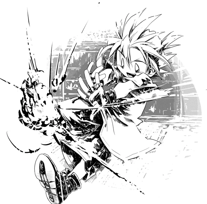#同じ人が描いたとは思えない絵を貼る 
左の頃の絵柄覚えててくれてる人おらんやろ…そろそろアイコン変えなきゃって気もしてる😞 