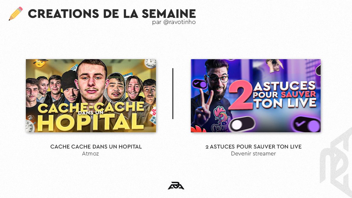 ✏️ Créations de la semaine - Miniature Youtube