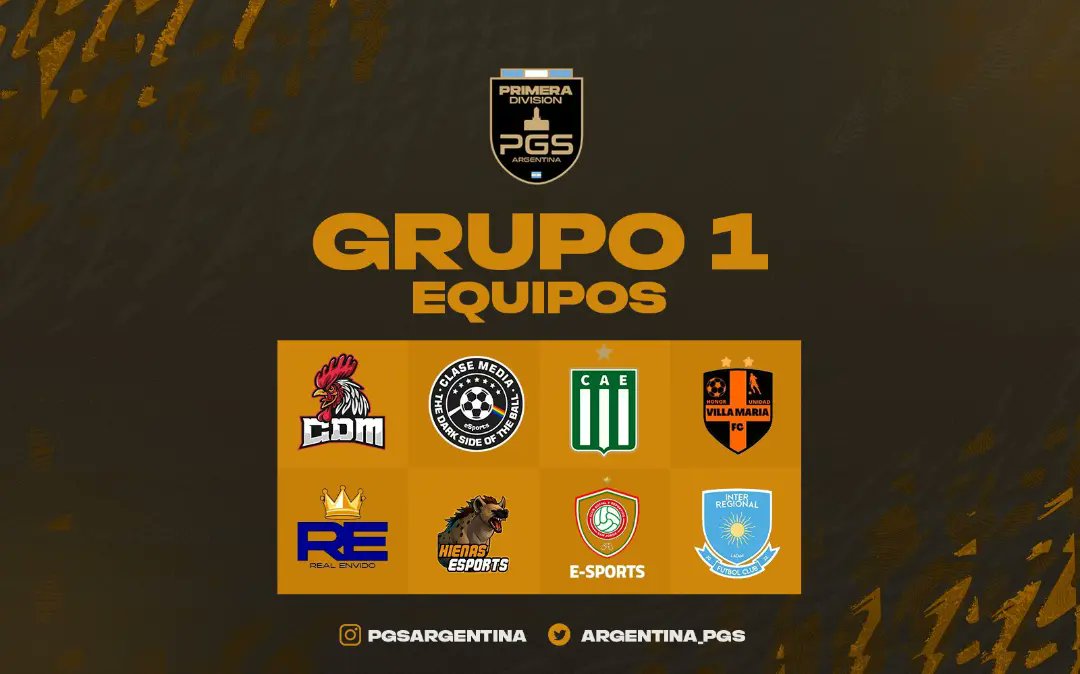 pgsargentina's tweet photo. 🆗 ¡Todo listo!

🎮 Así quedaron los grupos de la liga en nuestra quinta temporada, que esperamos sea muy competitiva y entretenida. https://t.co/sDF8jPMIQ9