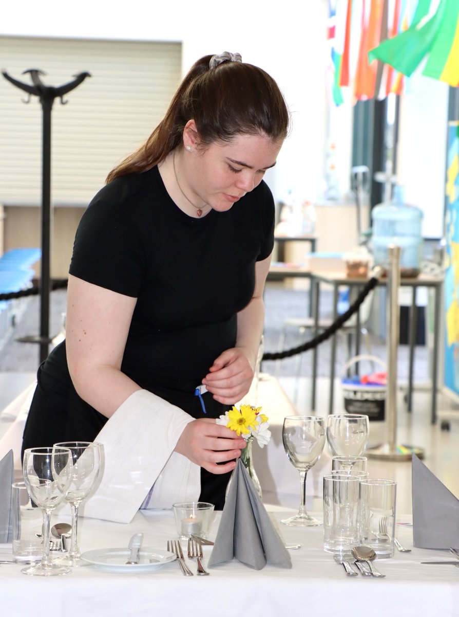 carlowinstitute's tweet photo. Our Professional Cookery students prepare their fine dining pop-up restaurant as part of their assessment. Great job done by all.  🍽🧀👏👏#MichelinStarWorthy
@SOLASFET @KCETB_QA @kcetb
@kilkeacastle @mountjuliet @tyndall_college @CLorcain @cytcarlow @Carlow_Co_Co @carlowchamber https://t.co/S5QDjucyUY