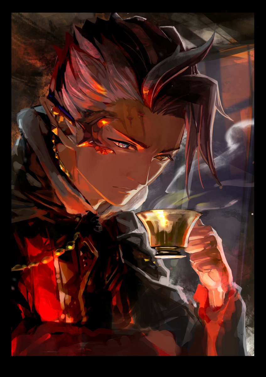 #同じ人が描いたとは思えない絵を貼る 
左の頃の絵柄覚えててくれてる人おらんやろ…そろそろアイコン変えなきゃって気もしてる😞 