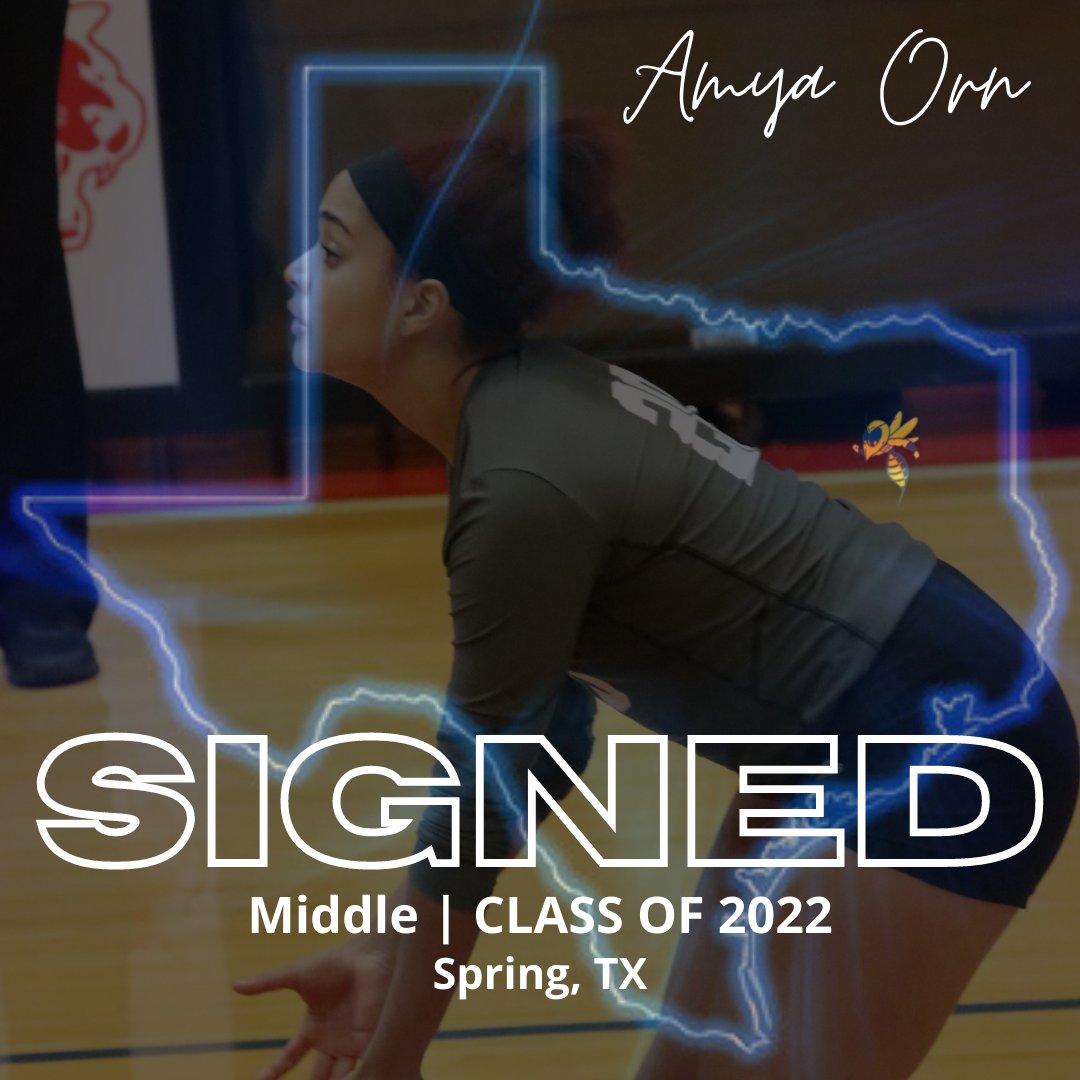 LETUVolleyball's tweet photo. 🚨2022 Signing Class🚨
Next is Amya Orn! Amya is a 5'7" Middle Hitter from Spring, TX. Welcome, Amya, to the LETU Volleyball Family!
#StingEm https://t.co/xuajT9u8yG